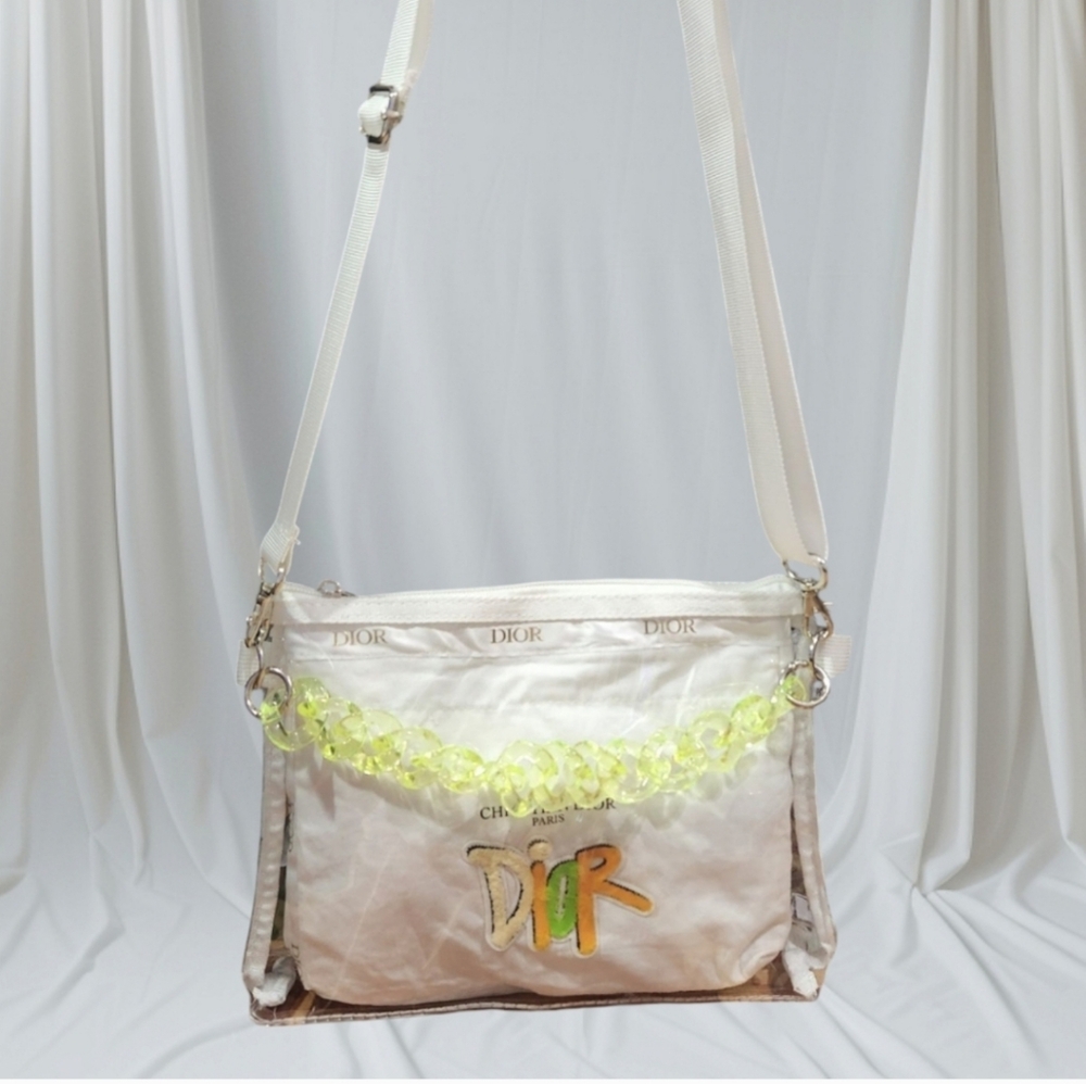 Dior White and Yellow Women's Bag